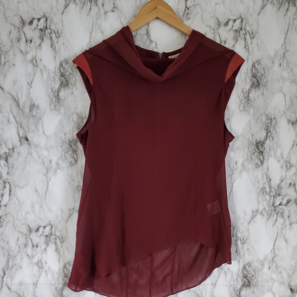 Helmut Lang silk blouse size large